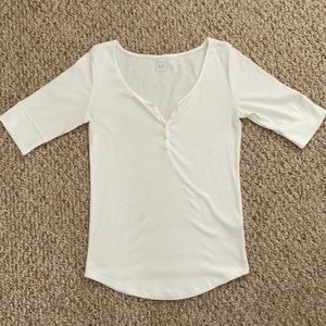 Gap Short Sleeve Henley